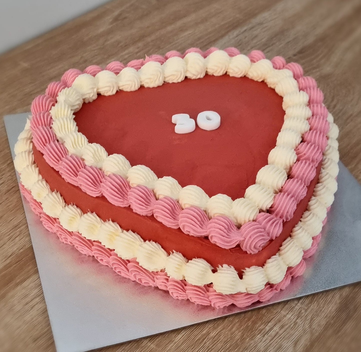 Vintage Heart Cake