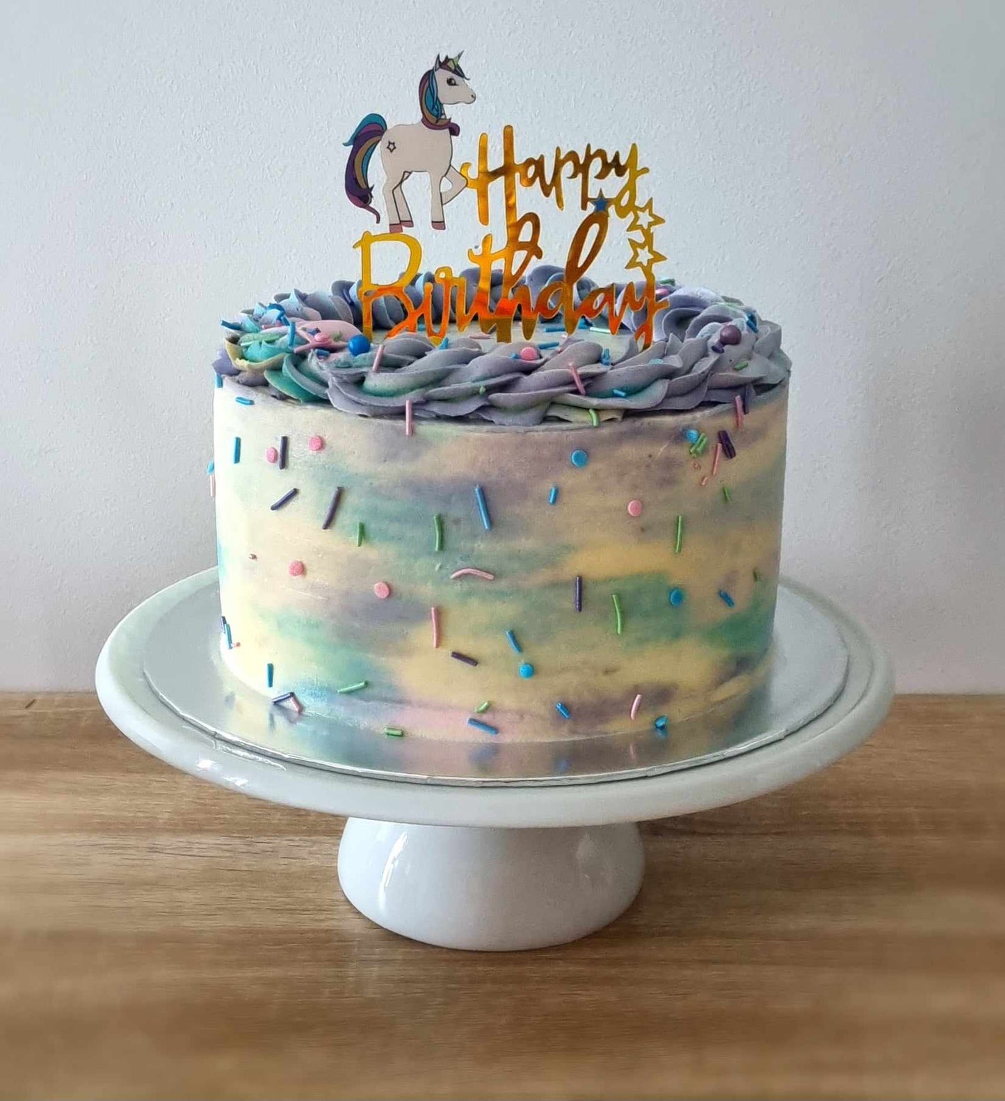 Unicorn Rainbow Cake