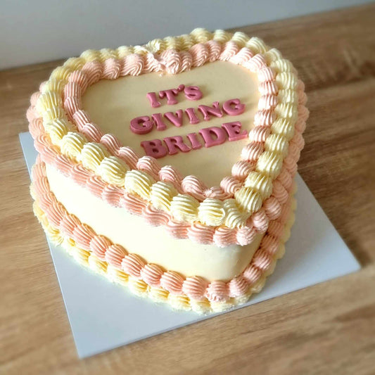 Vintage Heart Cake