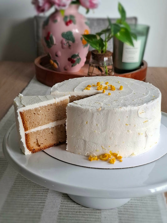Earl Grey Cake with Lemon Icing