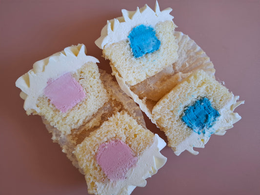 Gender Reveal Cupcakes